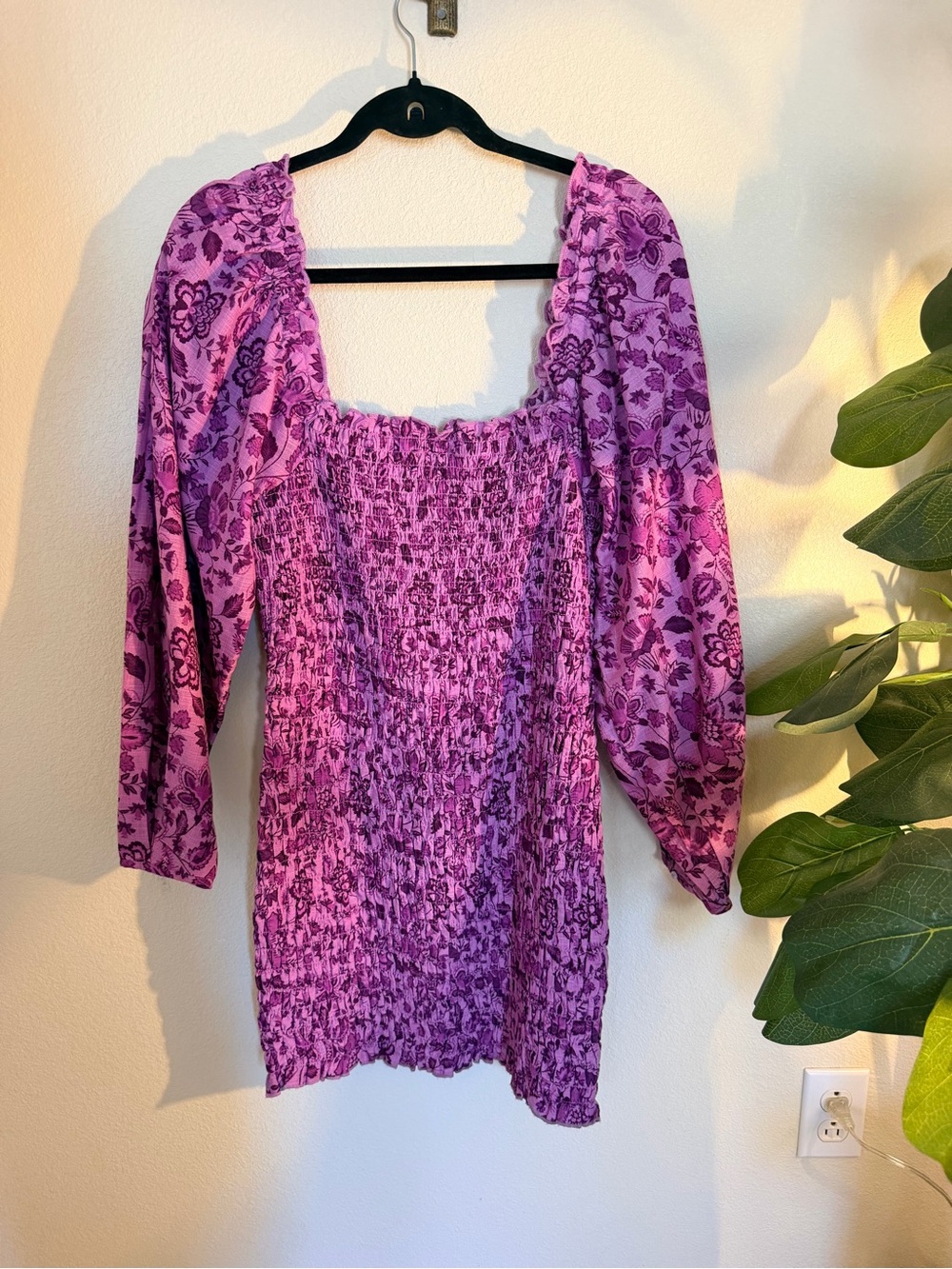 Free People Smock It To Me Mini Dress